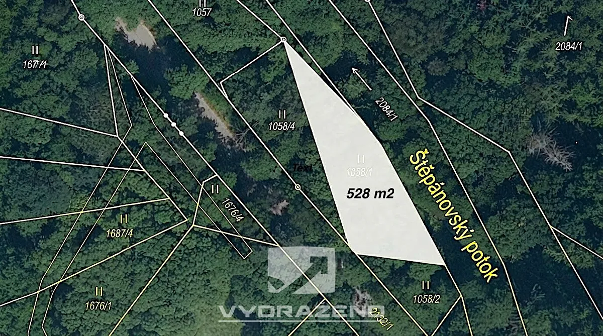 Prodej pole 528 m²